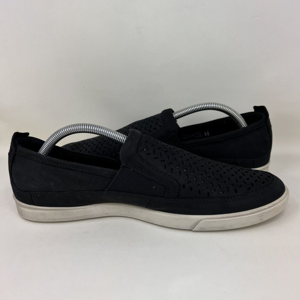 Ecco Collin 2.0 Slip On Perforated Leather Shoe Men’s Size 9 / EUR Size 43 - Picture 6 of 9